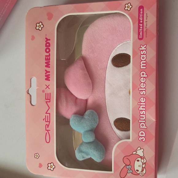 The Creme Shop Accessories - Hello Kitty Or Melody Plushie Sleep Mask